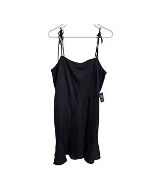 Express Black Strap Dress